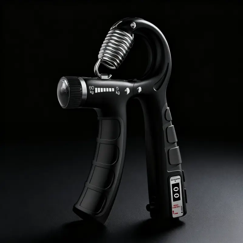 Counting Grip Strengthener for Men Professional Adjustable Rubber Coated Grip Strengthener Hand Strength Arm Muscle Hand Strength Exerciser
