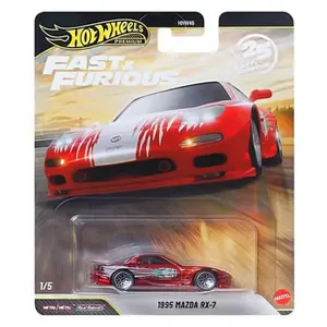 Fast & Furious 2026 ’95 Mazda RX-7, Includes Clear Protector, 1:64 Scale, Diecast Model Car