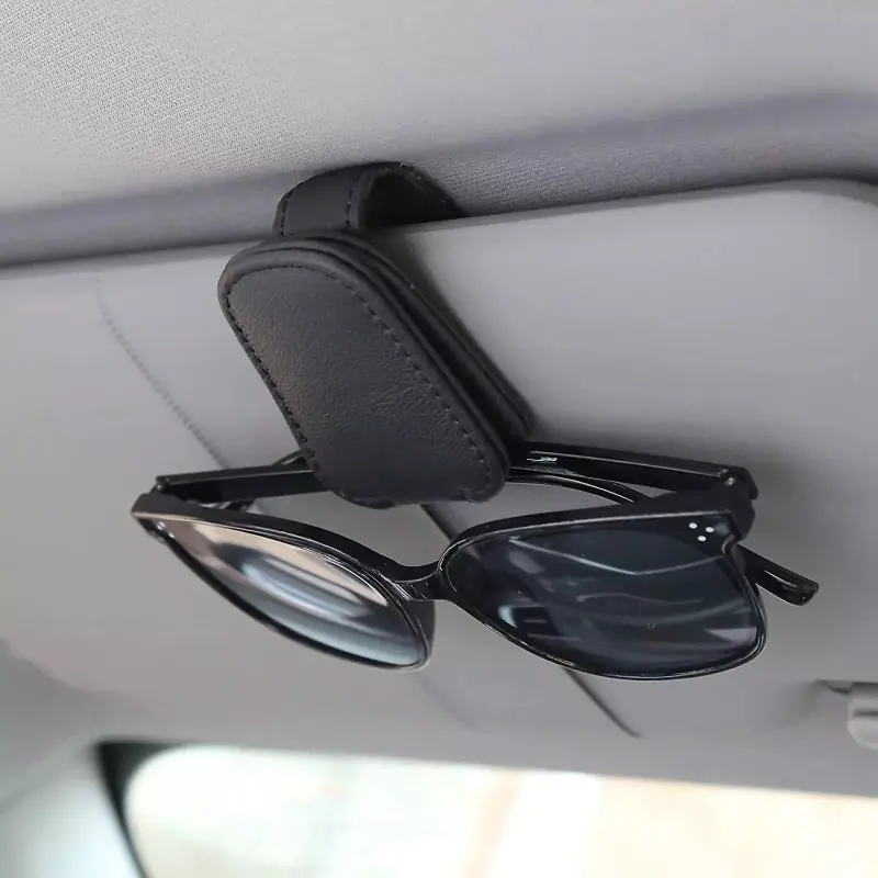 1pc Car glasses clip, car sunshade multifunctional magnetic card clip storage