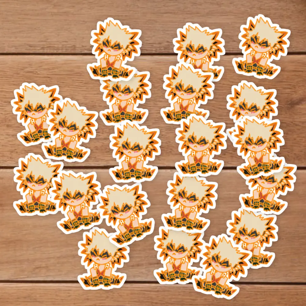 Stickers Pack 20 Pcs Smol Laptop Bakugou Vinyl Bumper Bike Water Aesthetic Luggage Skateboard Waterproof Car Guitar Colorful Bottle