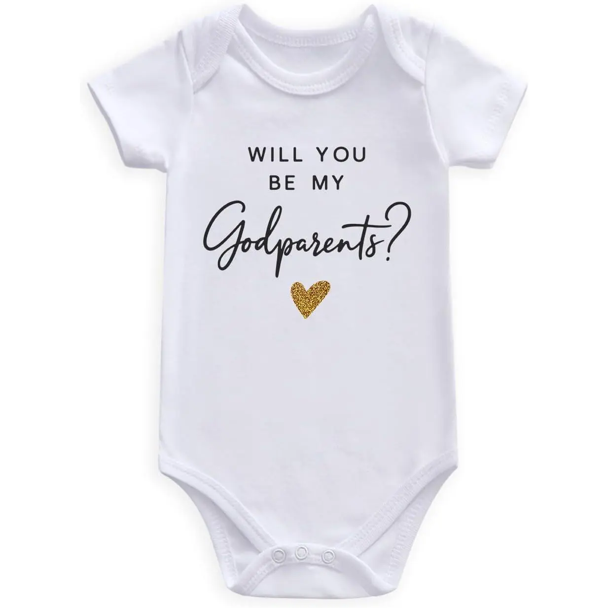 will you be my godparents proposal Baby Bodysuit god parents presents