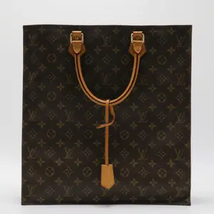Pre-owned Louis Vuitton Monogram Canvas Top handle bag Vintage Sac Plat Bag Monogram Canvas