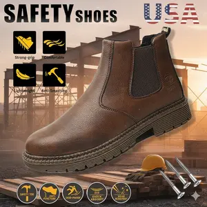 Women’s Safety Shoes with Steel Toe, Non-Slip, Breathable, and Puncture Proof, Comfortable and Lightweight Closed Toe Work Footwear, Perfect for Industrial, Warehouse, and Construction Jobs