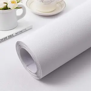 Matte Decorative Wallpaper Vinyl Self Adhesive Film for Wall Shelf Liner Table Door Living Room Decoration