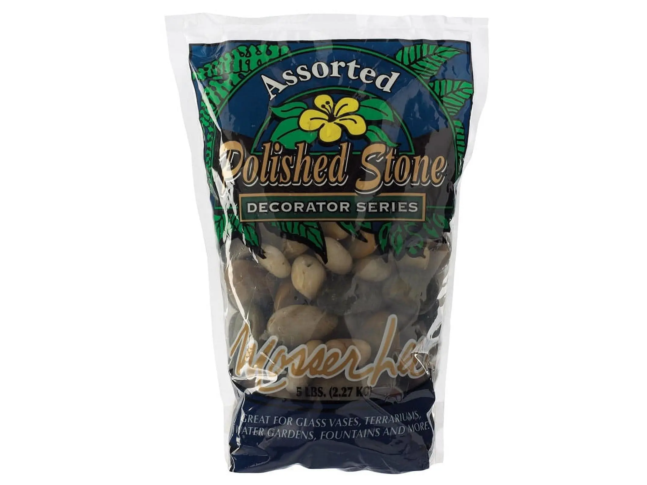 Mosser Lee 1162 5 lbs Stone Decorative Soil Cover, Assorted