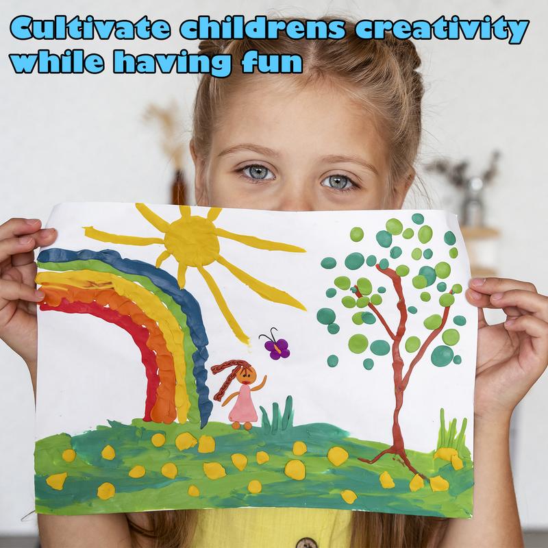 Tomorotec 100PCS Polymer Clay Value Pack in Bulk Small Blocks Starter Kit with Tools for Sculpting - DIY Clay for Kids air dry  clay