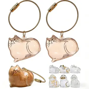 Dog＆Cat Fur Collection Capsule Dog Hair CollectorKeychain Which Canbe Used as a Keychain or aPendant and Carriedaround with You