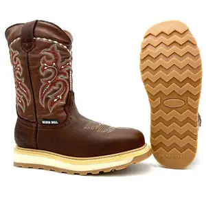 Rodeo Industrial Work Boot, Dual Density Sole, Oil-Slip Resistant and Anti-fatigue Sole, Welt Construction, SB-5057 Comfort deli