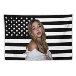 Madelyn Star Cline Tapestry Pink American Flag Wall Hanging College Dorm Decor Room Poster For Bedroom Living Room Gifts 40x60in tapestry Decoration Home Textile