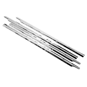 304 Polished Stainless Steel Tape-On Window Molding Sill Overlay Deco Compatible With 2008-2012 Escape