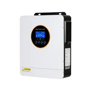 3000W Solar Hybrid Inverter 24V DC to 110/120V AC MPPT Controller for Off-Grid Systems with 6000VA Peak Power