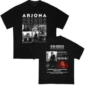 Ricardo Arjona Lo Que El Seco No Dijo Argentina Tour 2026 T-Shirt – Latin Music Graphic Tee, Vintage Singer Shirt for Men & Women, Arjona Fans Concert Apparel Gift