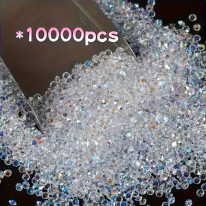 10000/20000 Colorful Synthetic Round Crystals, Vibrant Decorative Gems for Table Scatter, Vase Filler, Wedding, Valentine's Day, Party Decoration