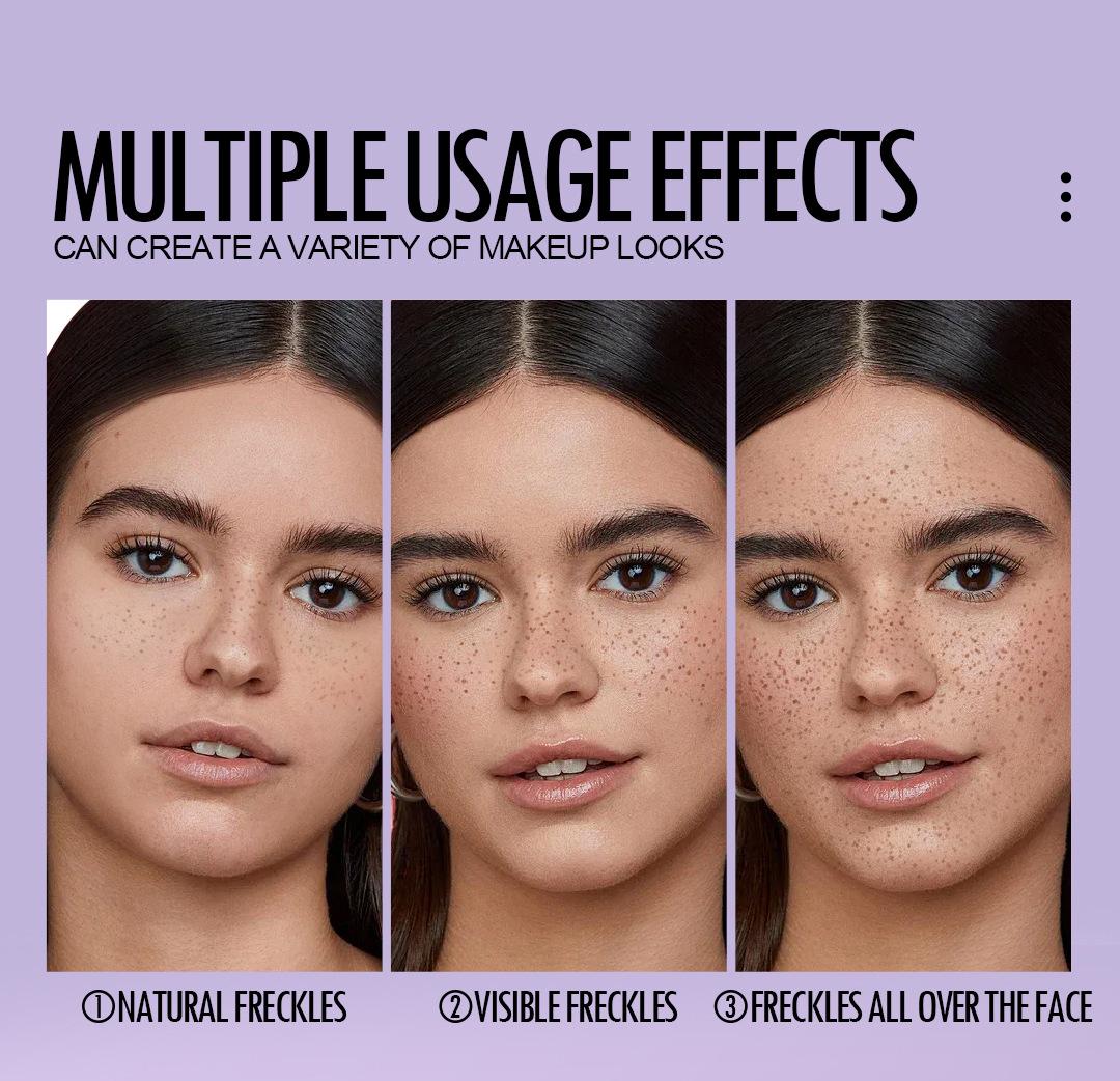 Natural Simulation Freckle Pen, Water-Resistant, Sweat-Proof, Quick-Dry Freckle Stamp Makeup Pen  Flawless Cosmetic