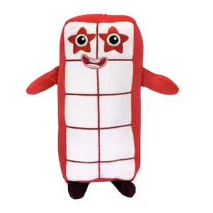Numberblocks Plush Toys for Toddlers, Colorful Number Stuffed Animals, Early Math Learning Educational Toys for Kids 3+, Fun & Interactive