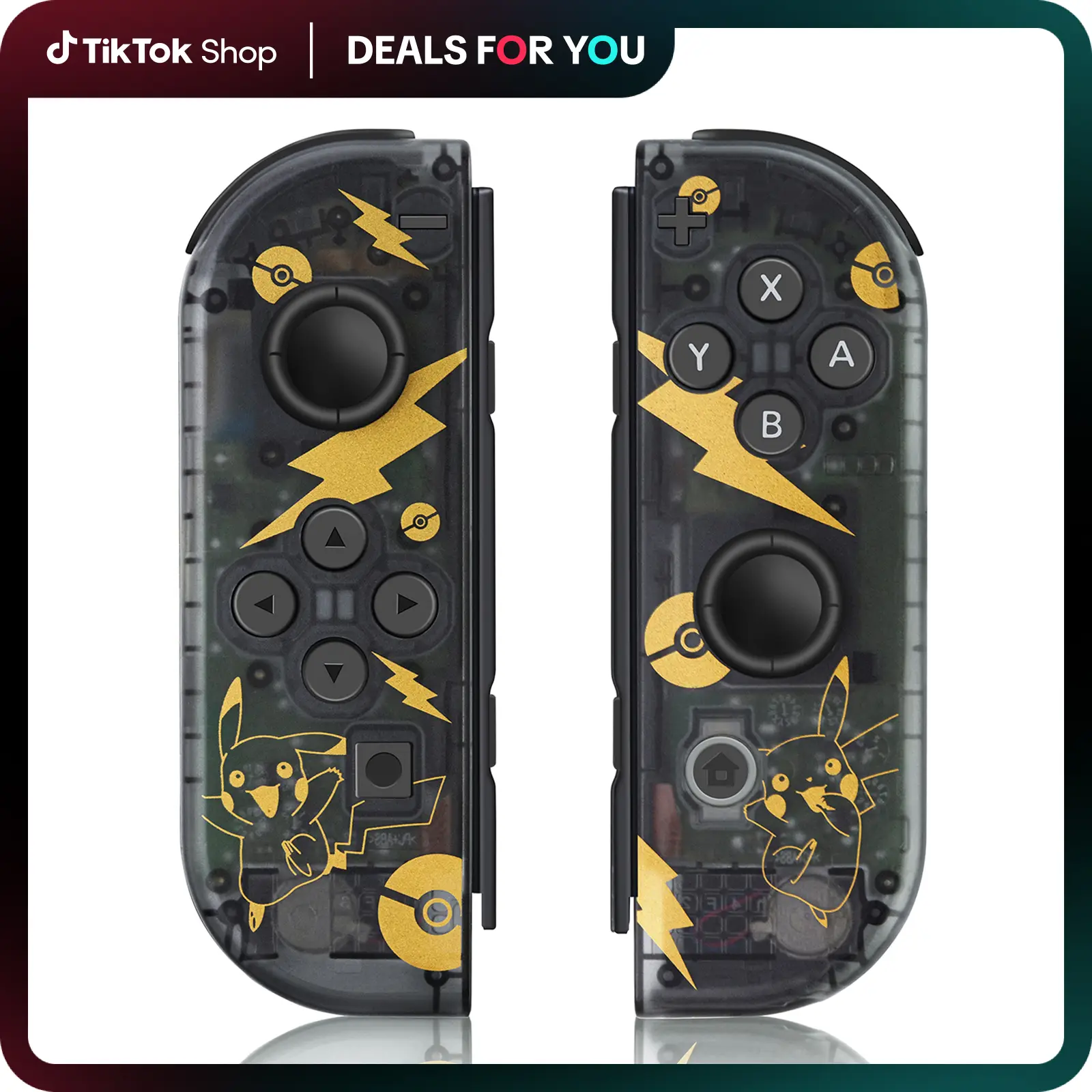 【Halloween】Wireless Joycon Compatible with Switch/Lite/OLED, Game Pad For Switch Console, Wireless Replacement for Switch Joypad Controller Joystick