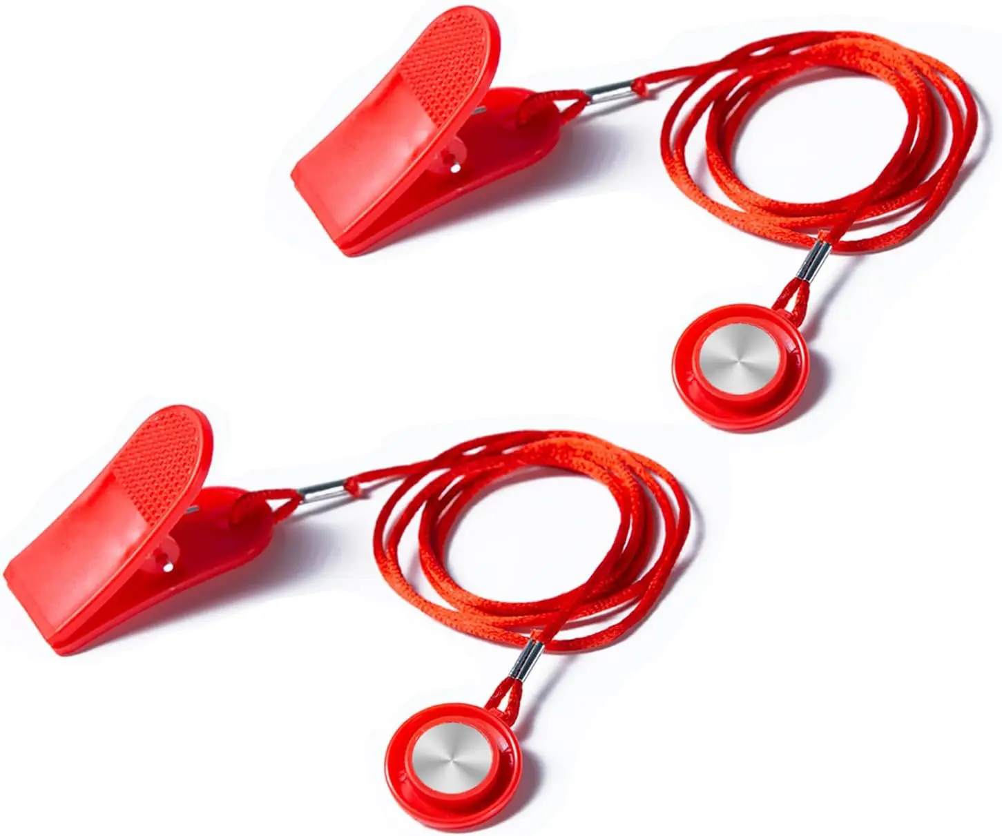 2pcs Universal Treadmill Magnet Safety Key, Magnetic Safety Switch Round Treadmill Safety Key Replacement for Most Treadmills Running Machines