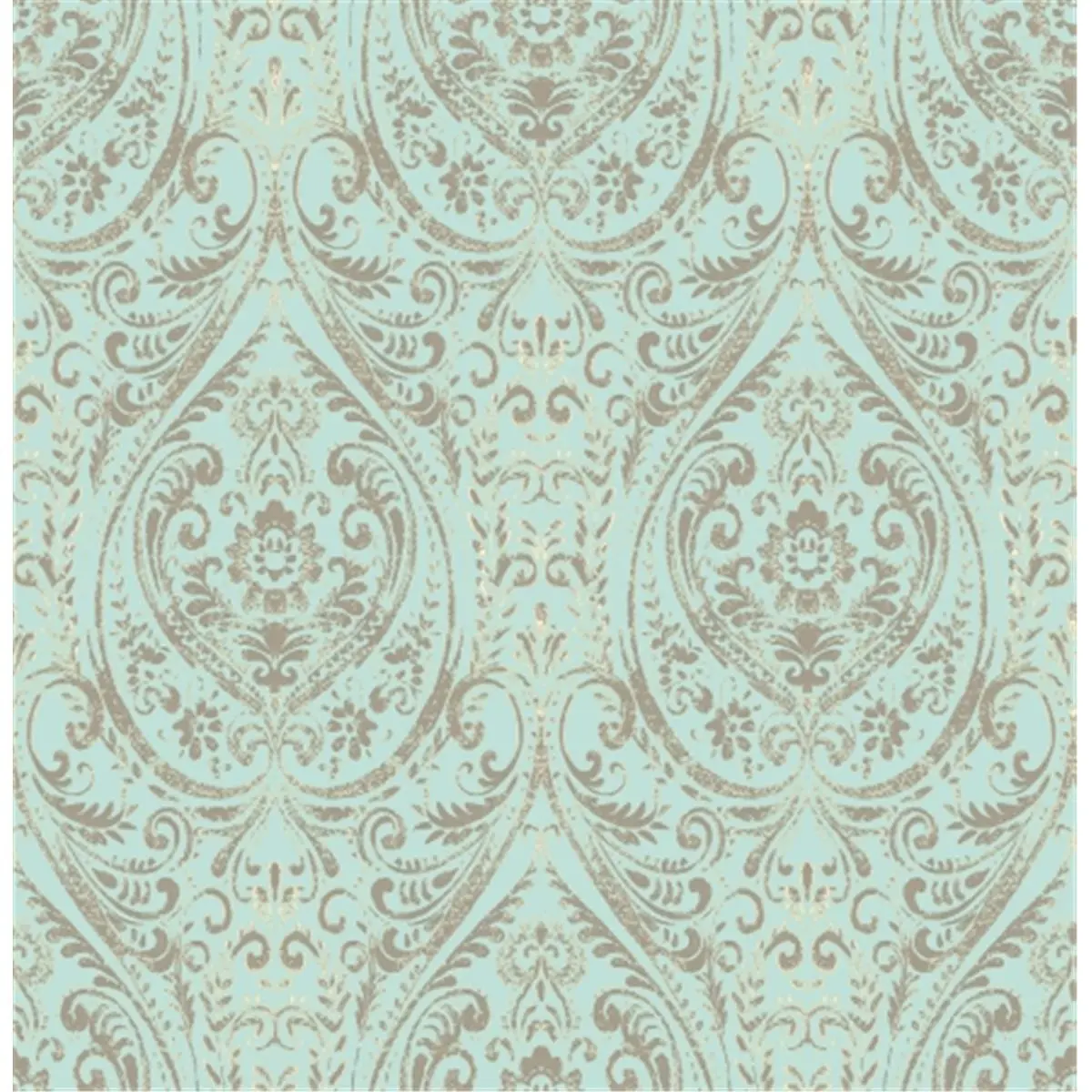 NOMAD Damask Print Peel & Stick Wallpaper - Self Adhesive, Repositionable, Easy-Removal Decorative Indoor Home Decor Peel and Stick Wallpaper Designs (Single Roll NU2079), Decorative Wallpaper