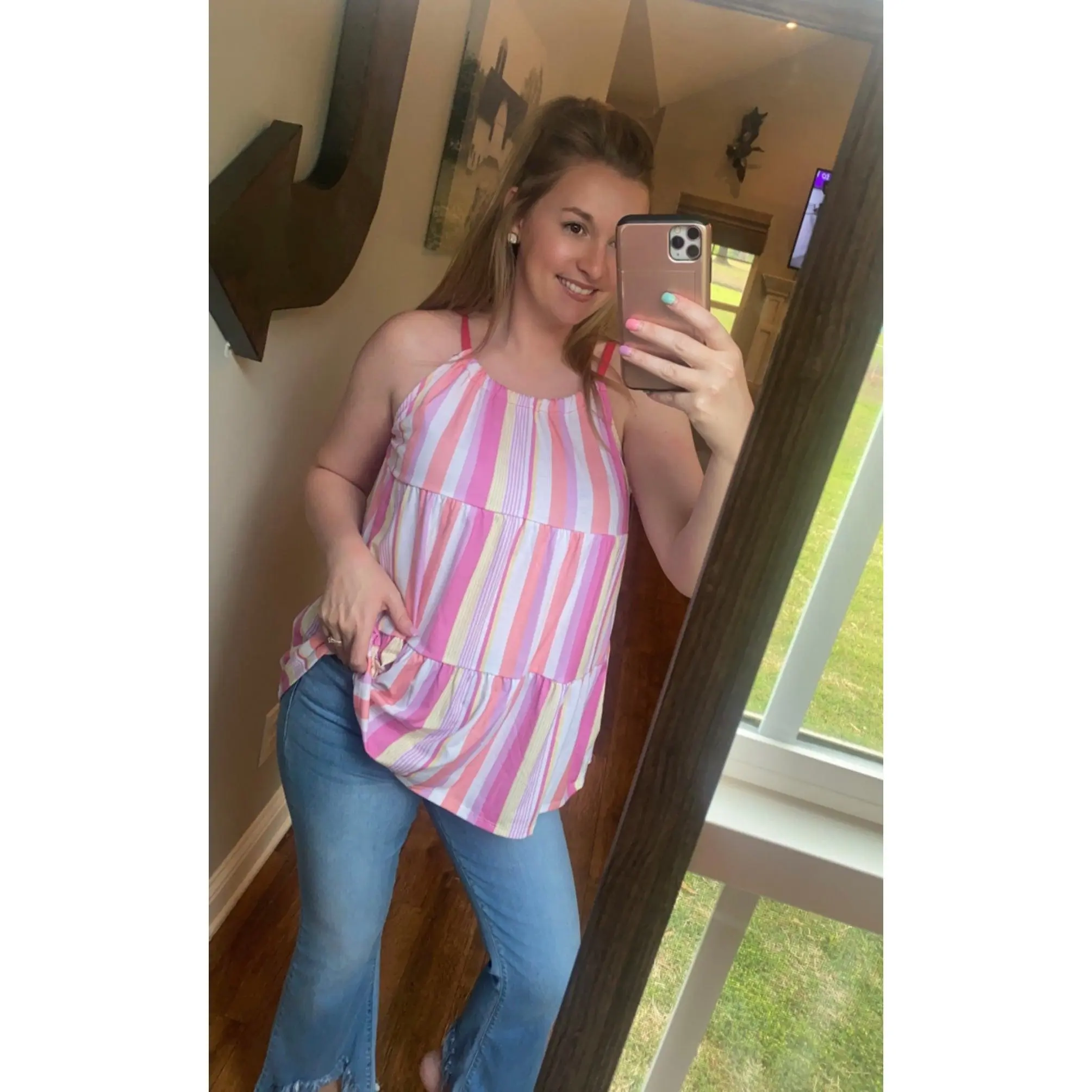 Pink Babydoll Tank
