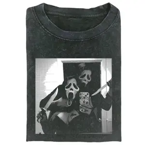 GHOSTFACE T-SHIRT, Graphic T-shirt, Y2K 90s Graphic Shirt, gift for her, him, Womenswear Top, Halloween Shirt