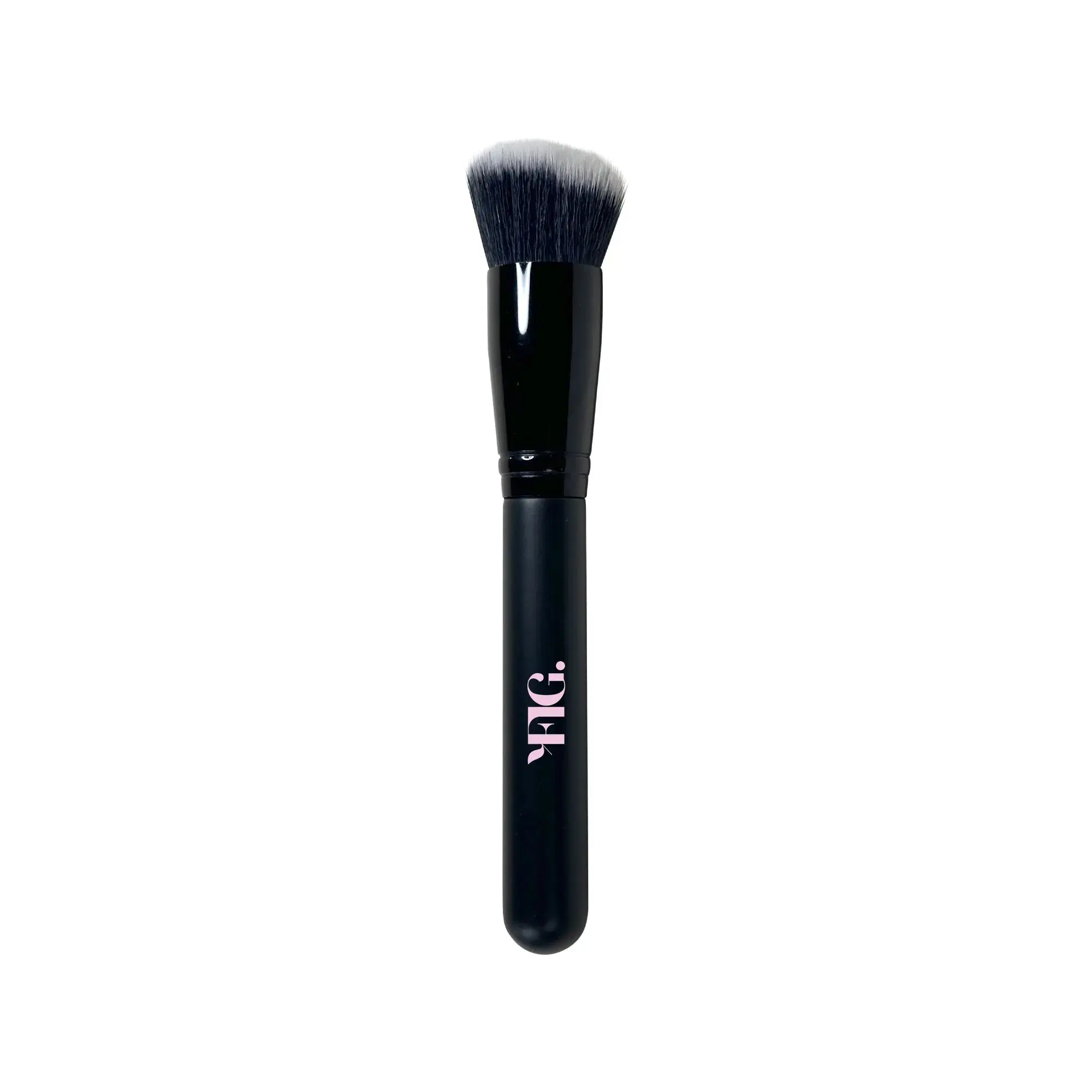FIG Cosmetics Stippler & Blend Foundation Brush – Angled, Densely Packed, Synthetic, Streak-Free, For Liquid/Cream/Powder Application | 30g