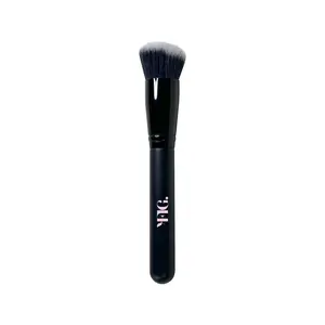 FIG Cosmetics Stippler & Blend Foundation Brush – Angled, Densely Packed, Synthetic, Streak-Free, For Liquid/Cream/Powder Application | 30g