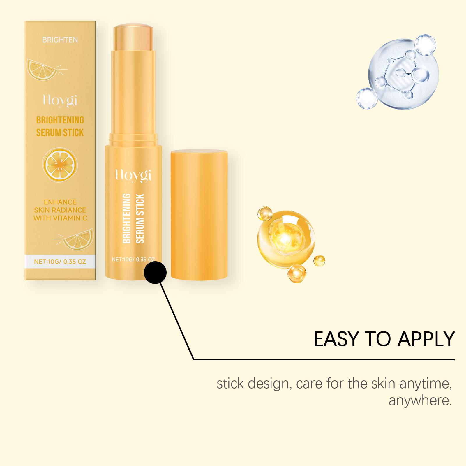 Hoygi Vitamin C Serum Stick - Brightening & Moisturizing Face Balm Moisturizers, Radiance