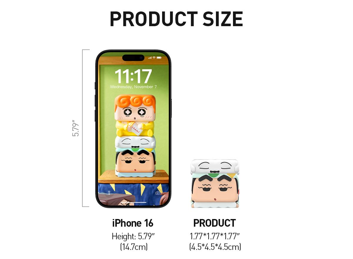 [Spanish] – 【Nuevo - Almacén en EE. UU.】POP MART Crayon Shinchan POP CUBE-2 Series – Figuras | Caja Sorpresa