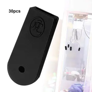 30 Pieces Claw Rubber Grip Covers for Claw Crane Game Machine Black Console