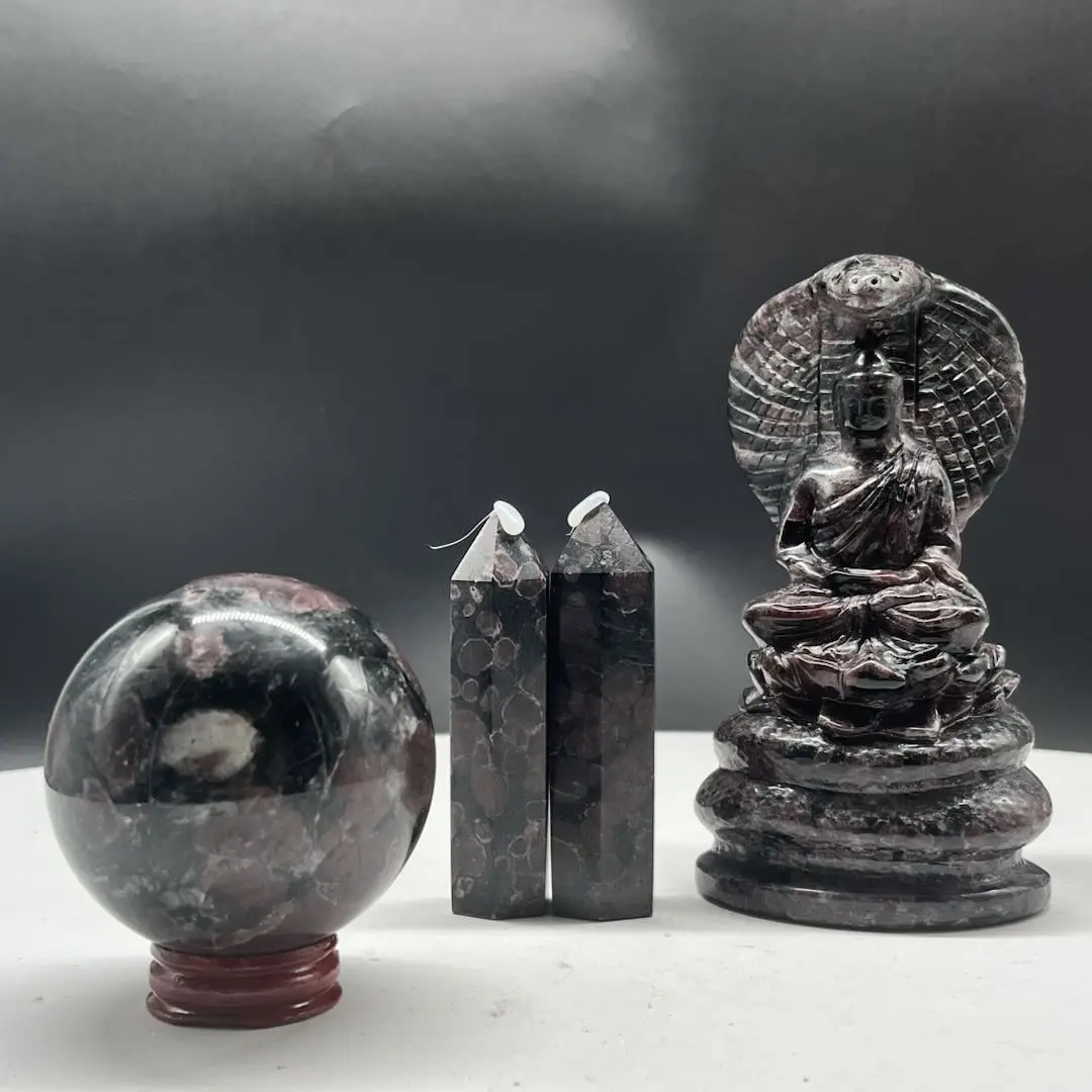 Garnet in Fireworks Crystals - Natural Stones, Intuitively Chosen | Crescent Cast