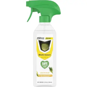 Essentials Multi-Insect Killer Spray Bottle, Child & Pet Safe, for Indoor Use, 12 oz