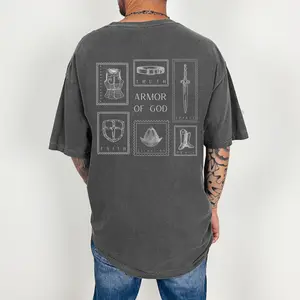 Armor Of God Comfort Colors Shirt, For Men Christian Bible Verse, Baptism Gift For Christian Dad Father'S Day Gift Jesus Religious
