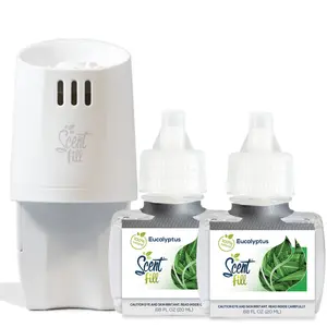 100% Natural Eucalyptus Plug in Refill Air Freshener Starter Kit