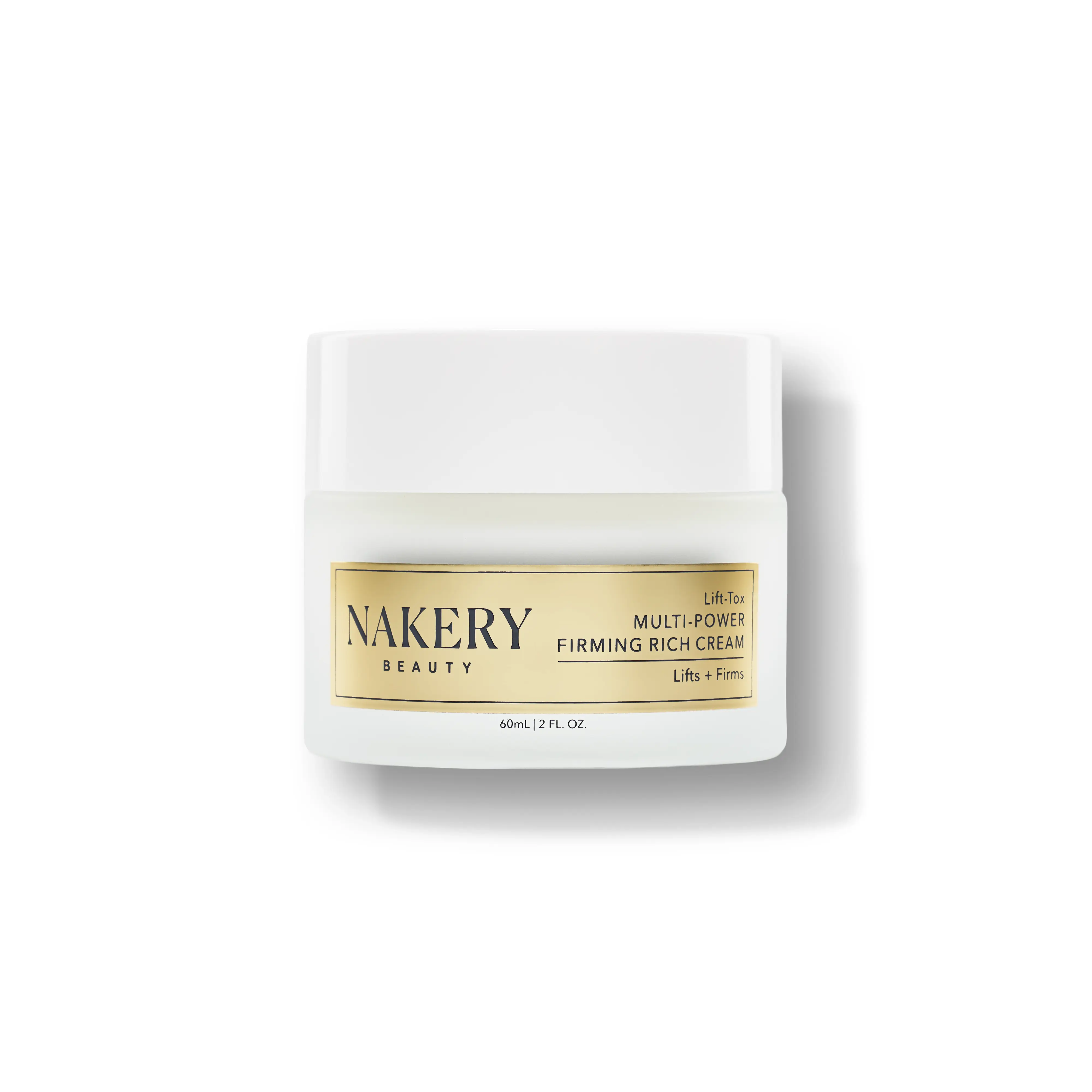 Nakery Lift-Tox Anti-Aging Firming Cream with SepiLift & Collagen - Memory Foam Tightening Moisturizer for Adults, Skin Repair, Moisture & Plumpness, 2 fl oz, Non-Toxic, Cruelty-Free, Plant-Based, Sambucus Nigra Flower Extract