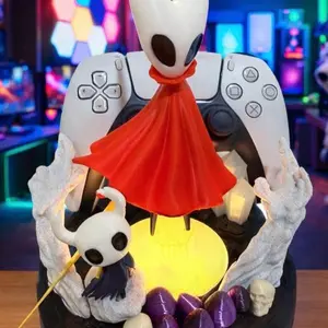 Inspired 3D Print Hollow Knight Controller Holder Desk Decoration,Lamp Desk