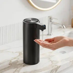 Touchless Automatic Soap Dispenser - Clog-Free Pump, 0.2s  Sensor, USB-C Rechargeable, Smudge-Resistant Stainless Steel, for Kitchen & Bathroom Soap Dispenser, Black