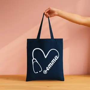 Personalized Nurse Tote Bag: Custom RN, ICU, CNA, Nursing Student, Graduation, Retirement Gift #35