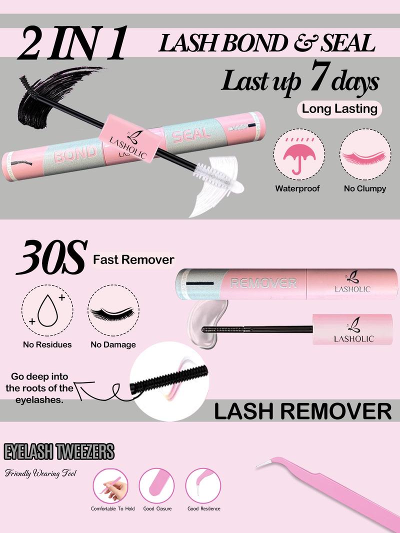Inc-Lash OMBRE Wimpern – Mega Volume Effekt Mit 0,07mm Stärke & 9 Trendigen Farben (Curl D, Weiß/Rosa)