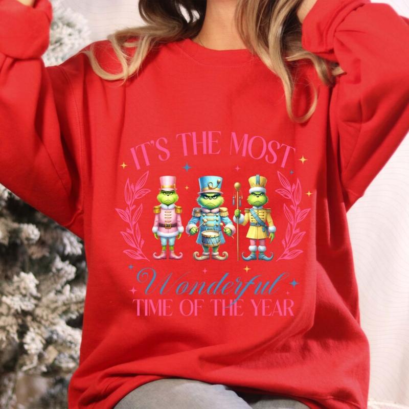 Green Pink Nutcracker Friends T-Shirt, Hoodie, Sweatshirt | Funny Christmas Nightmare & Christmas Means Guy Design | Xmas Character Apparel