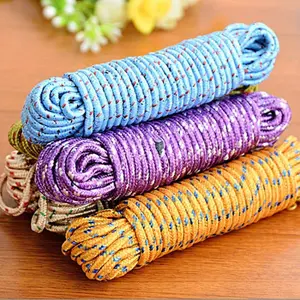 1PC Household Nylon Rope Indoor Outdoor Clothes Quilt For Drying Cord Sunshade Net Tarpaulin Rainproof Cloth Fixed Rope, Length 393.7inch