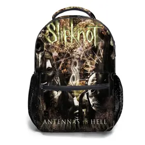 Slipknot-Backpacks for Girls, Cute School Backpack for Girls Boys, Aesthetic Bookbag for Teens, Lightweight Classic Backpack for Travel, Work, Picnic A-58