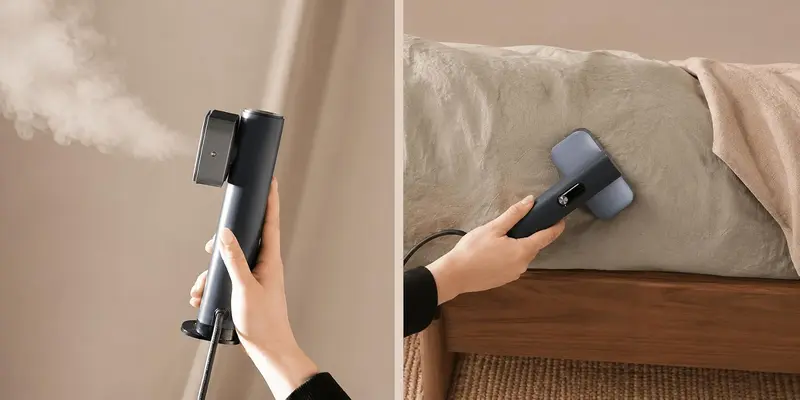 Nesugar G5 Pro iron steamer, steamer for clothing, palm-sized portable garment steamer Iron 1200W power, 100-240V global type, 15s fast heat-up, 1lb, dual steam settings, steamer for clothes, iron for clothes,  100ml self-standing tank.