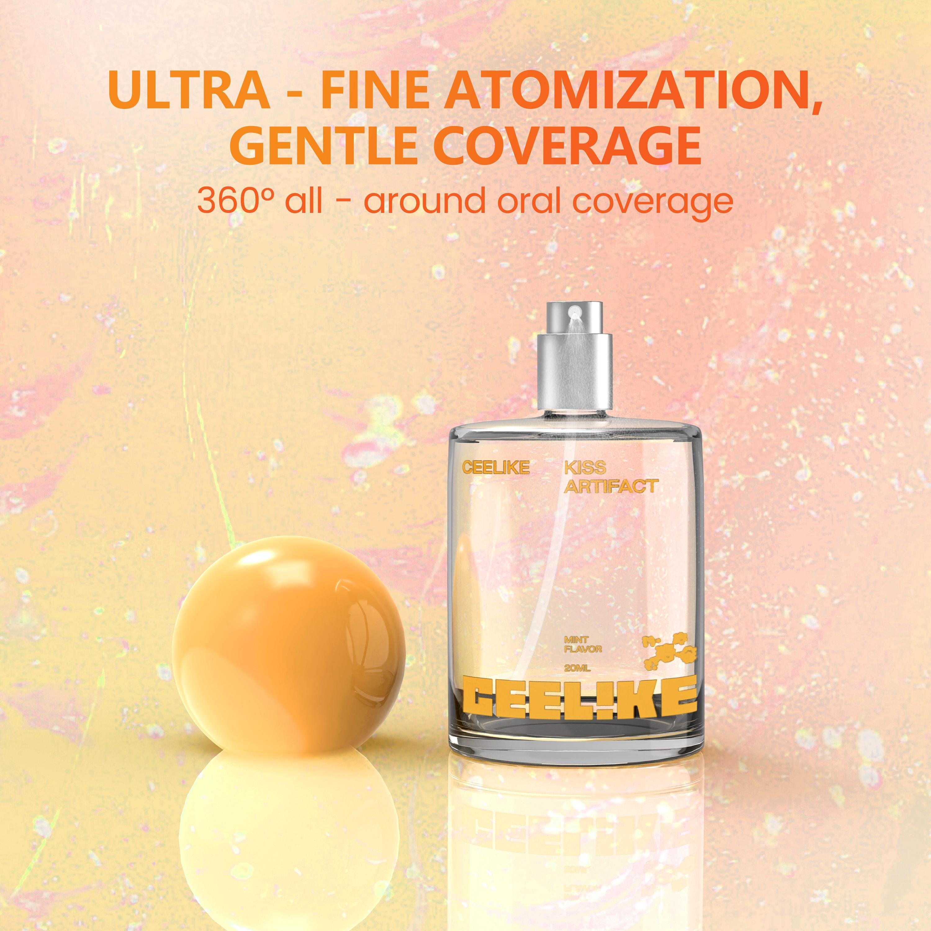 CEELIKE nHAP-Pro Whitening Teeth Strips+ Fresh Breath Oral Spray Set | 5% Hydroxyapatite + 8% PAP Formula · Easy At-Home Brightening · Fresh Breath Anytime