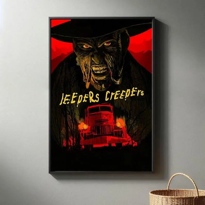 Jeepers Creepers Movie Poster | High Quality Canvas Print I 2024 Movie Poster | Modern Room Decorative Arts | Popular Film Gift