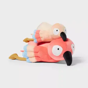 Parrot and Baby Weighted Plush Kids' Throw Pillow Pink - Pillowfort
