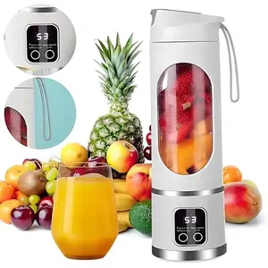 Portable Blender Cup – USB Rechargeable Mini Personal Blender for Smoothies, Shakes & Baby Food | 6-Blade Ice Crusher, Leak-Proof Tritan Cup, Easy One-Touch Cleaning | Perfect for Travel, Gym, Office & Back to School Gifts