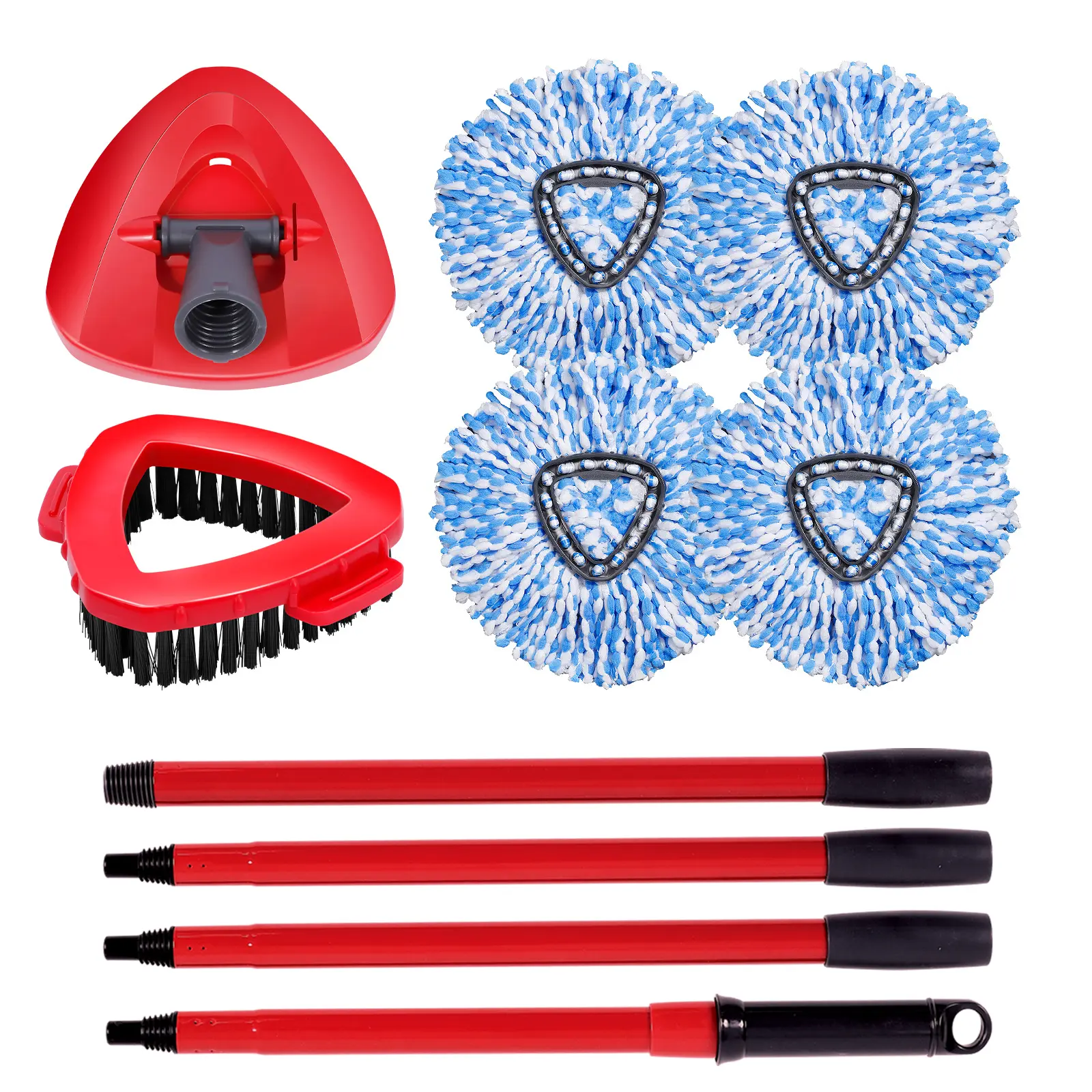 4+3 Swivel Handle Mop Set
