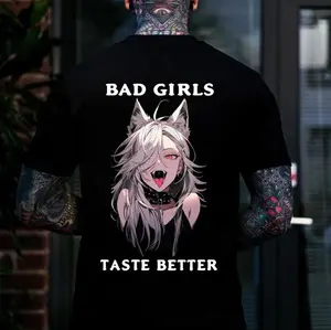 BAD GIRLS TASTE BETTER Bad Catwoman Tshirt, Hoodie, Sweatshirt, Tattoo, Men Streetwear, Nun top, Biker, Skeleton Graphic, Dark Gothic, summer outfits, 90s, Vintage Style, Trending for Men & Women, Ink Body Sleeveless