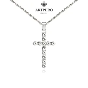 ARTPHRO Titanium Steel Cross Necklace for Men – Faith and Strength Symbol, Non-Fading, Perfect Gift