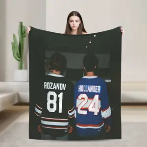 2026 New High-End Printed Flannel Blanket Heated Rivalry Inspired Ultra-Soft Delicate Skin-Friendly for Bedroom Sleeping Sofa Cover Office Nap Study Reading Bay Window Lounging Vanity Use Spring Autumn